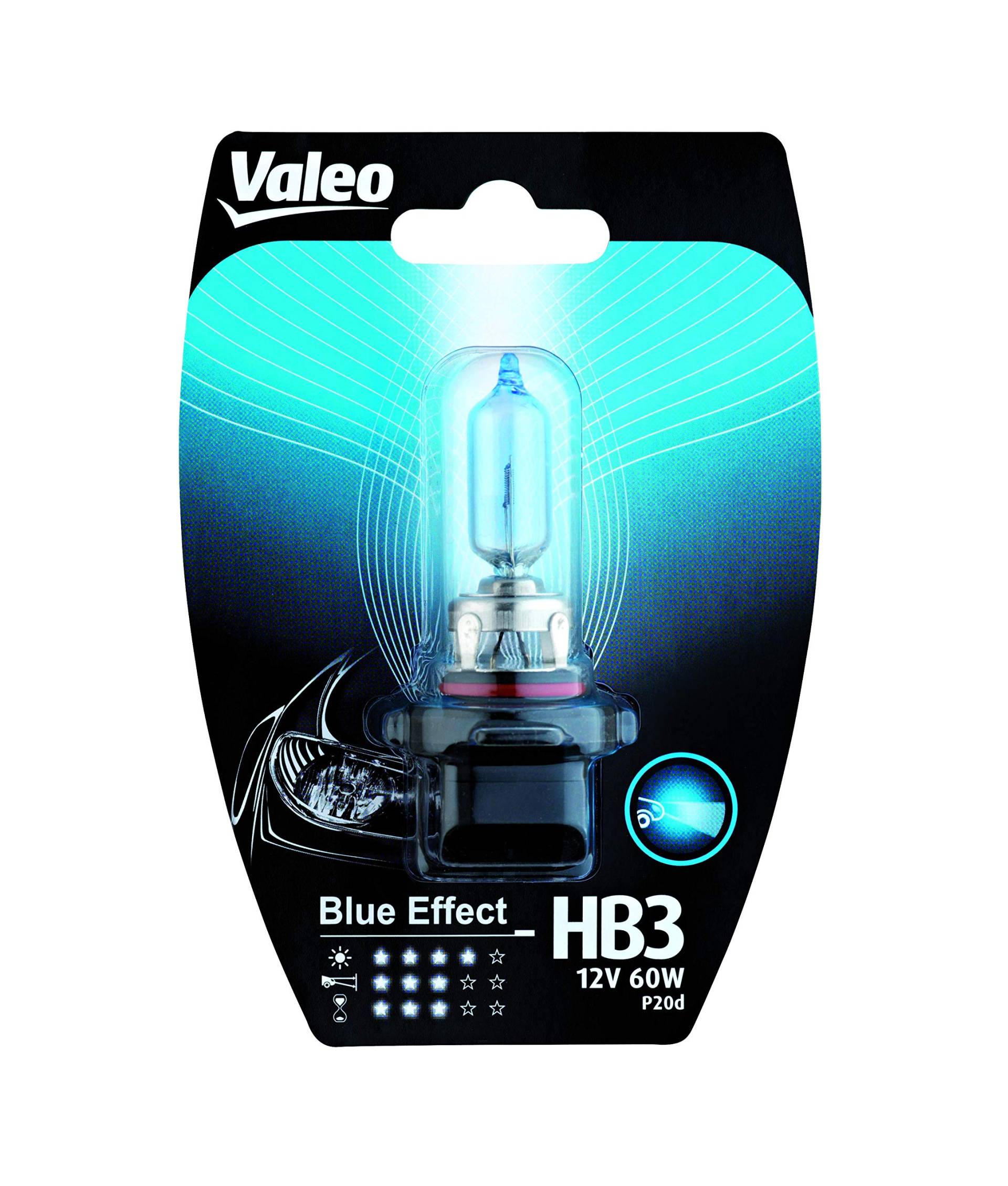 Valeo Halogen Glühlampe, HB3-Blue Effect-Blister x1, 32526 von Valeo