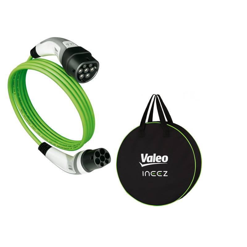 Valeo Ineez - 652104 - Ladekabel für Elektro- oder Plug-in-Hybrid-Fahrzeuge mit Transporttasche - Typ 2 auf Typ 2-11 kW - 5 Meter von Valeo