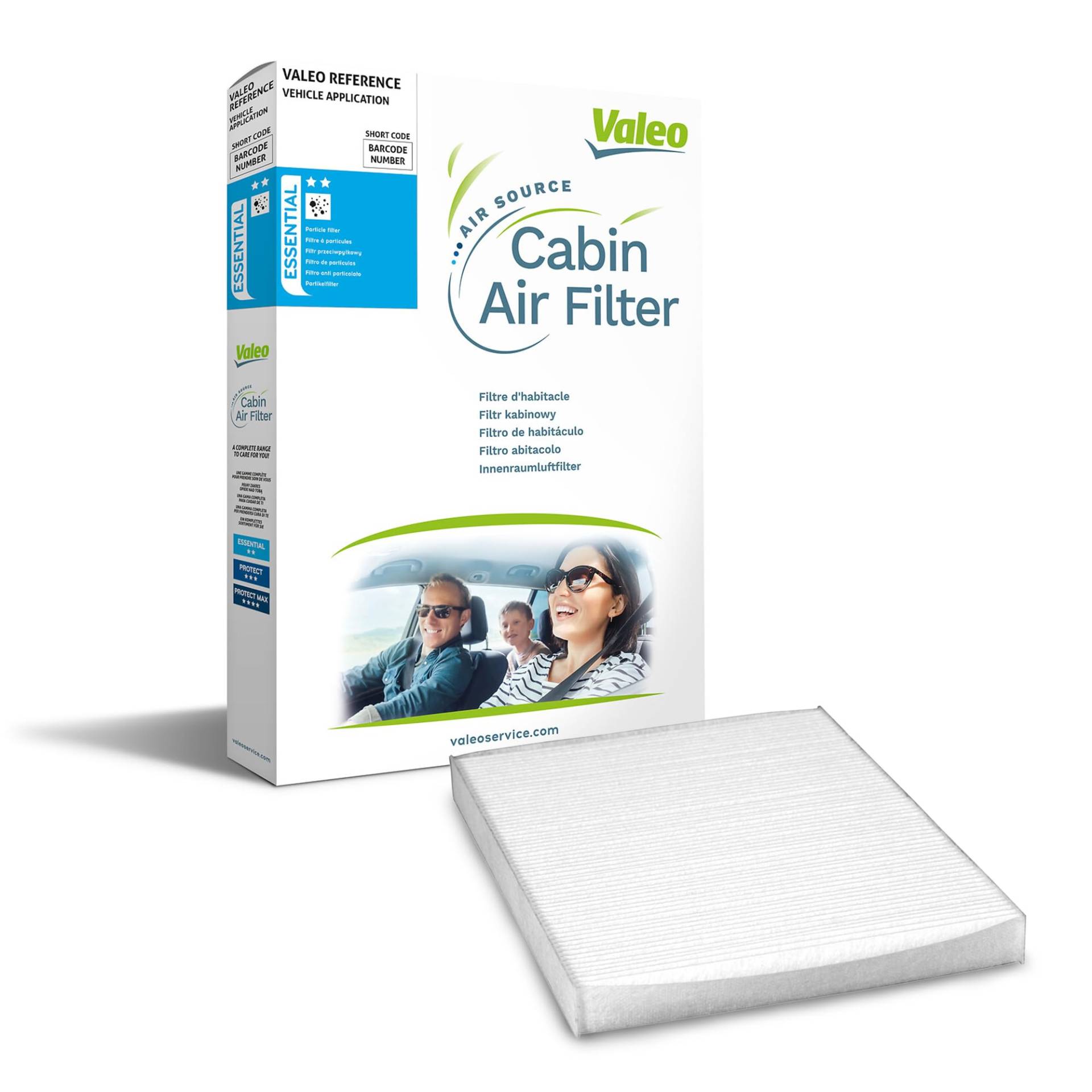 VALEO 698885 Filter, Innenraumluft ESSENTIAL Partikelfilter (Pollenfilter) Schutz vor Pollen, Staub und Bakterien von Valeo