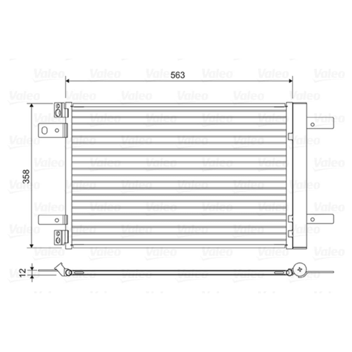 Valeo 822550 - Kondensator, Klimaanlage von Valeo