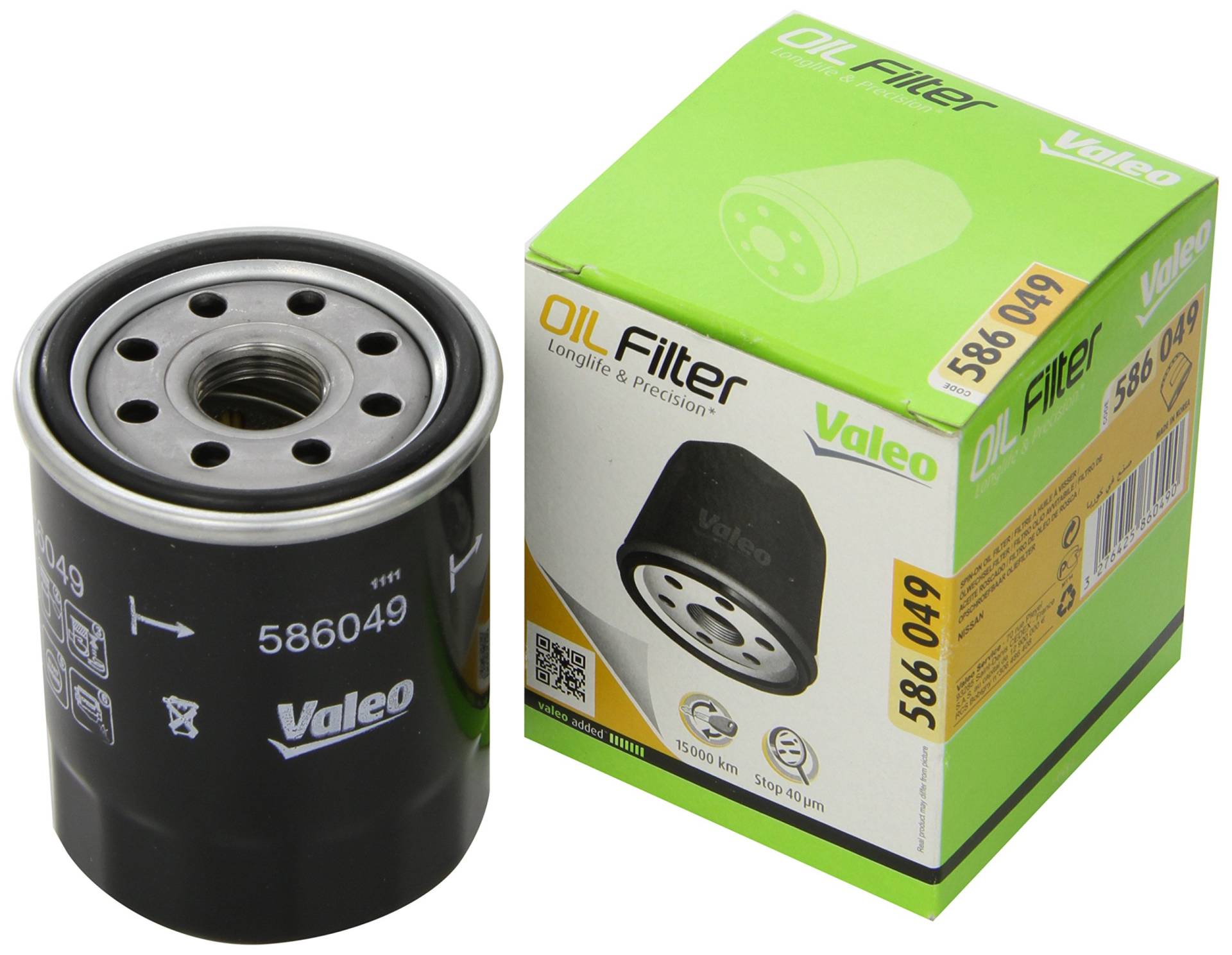 VALEO 586049 Ölfilter Motorfilter Ausgezeichnete Filtrationseigenschaften, Longlife Kapazität, genau und einfach von Valeo