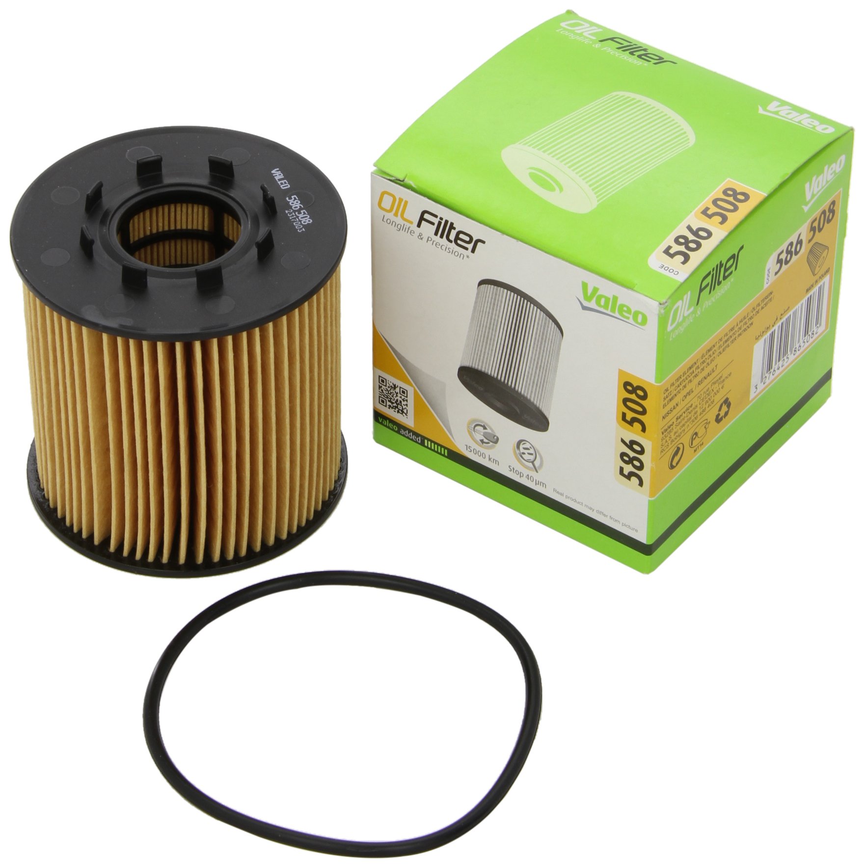 Valeo 586508 Ölfilter Motorfilter Ausgezeichnete Filtrationseigenschaften, Longlife Kapazität, genau und einfach von Valeo