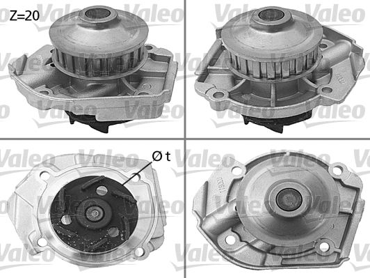 Wasserpumpe, Motorkühlung Valeo 506397 von Valeo