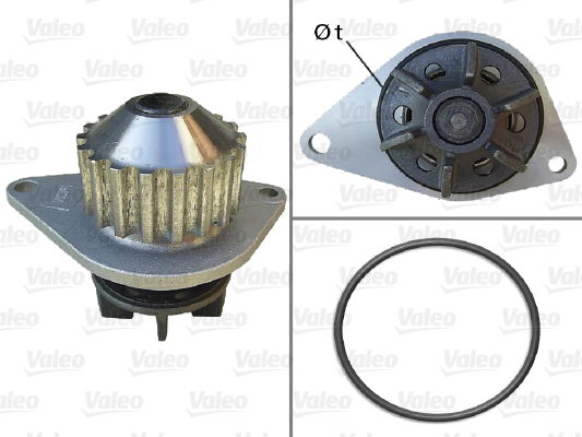 Wasserpumpe, Motorkühlung Valeo 506704 von Valeo