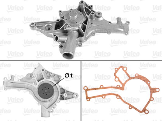 Wasserpumpe, Motorkühlung Valeo 506787 von Valeo