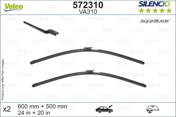 Wischblatt vorne Valeo 572310 von Valeo