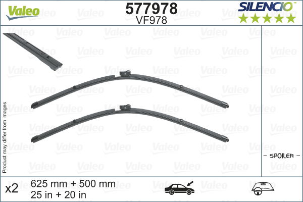 Wischblatt vorne Valeo 577978 von Valeo