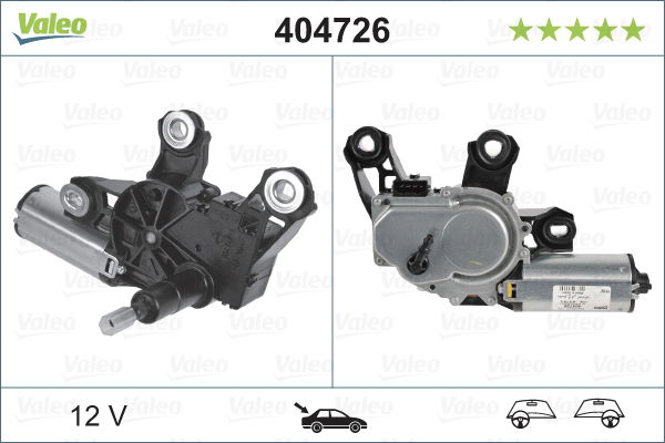 Wischermotor hinten Valeo 404726 von Valeo