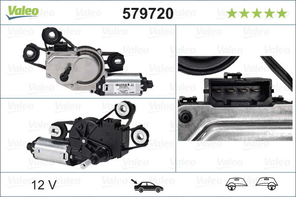 Wischermotor hinten Valeo 579720 von Valeo