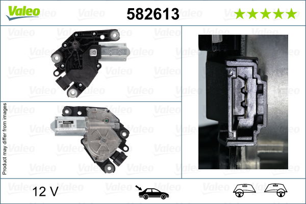 Wischermotor hinten Valeo 582613 von Valeo