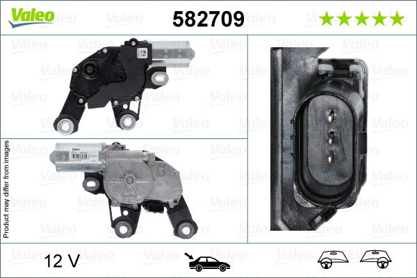 Wischermotor hinten Valeo 582709 von Valeo