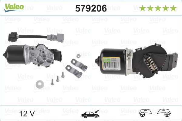 Wischermotor vorne Valeo 579206 von Valeo