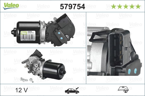 Wischermotor vorne Valeo 579754 von Valeo