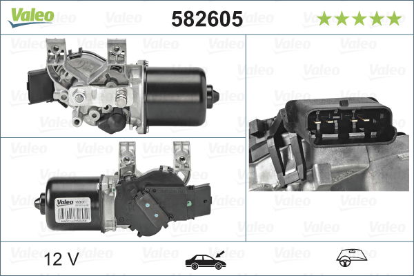 Wischermotor vorne Valeo 582605 von Valeo