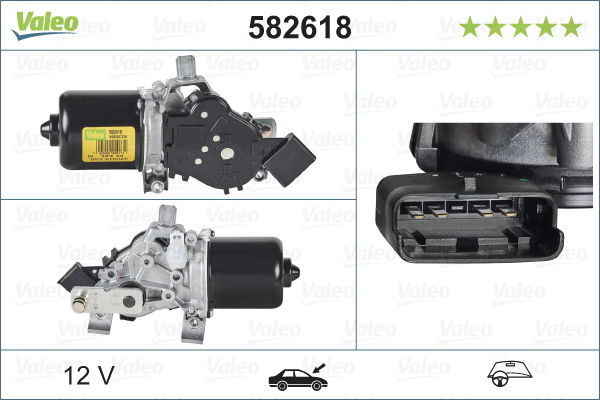 Wischermotor vorne Valeo 582618 von Valeo