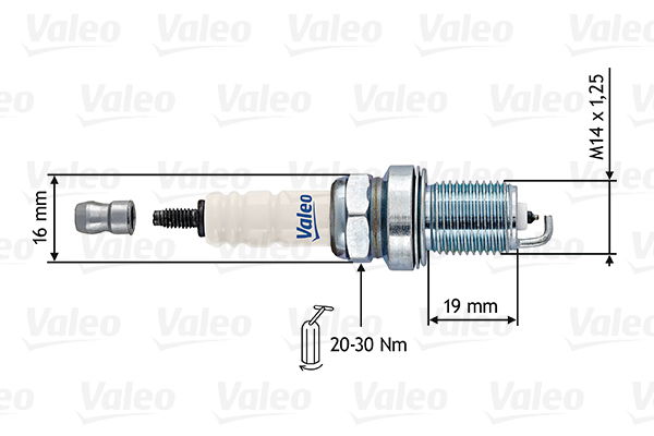 Zündkerze Valeo 246898 von Valeo