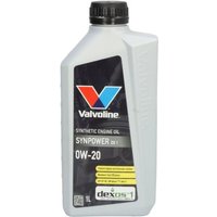 Motoröl VALVOLINE SYNPOWER DX1 0W20 1L von Valvoline