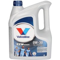 Motoröl VALVOLINE Synpower FE 0W30 4L von Valvoline