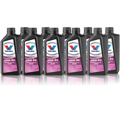 Valvoline 10x 1 L Kühlmittel HT-12 AFC PINK (G12 EVO) von Valvoline