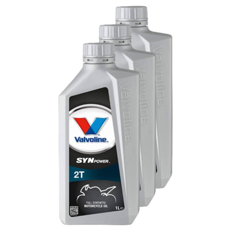 Valvoline 3X Motoröl Motorenöl Motor Motoren Öl Motor Engine Oil Motorrad 2T Synpower 2 Takt 1L von Valvoline