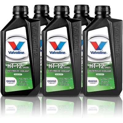 Valvoline 5x 1 L Kühlmittel HT-12 AFC GREEN (G12 EVO) von Valvoline