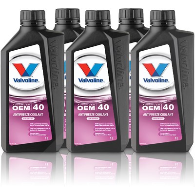 Valvoline 5x 1 L Kühlmittel HT-12 AFC PINK (G12 EVO) von Valvoline