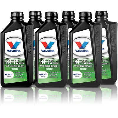 Valvoline 6x 1 L Kühlmittel HT-12 AFC GREEN (G12 EVO) von Valvoline