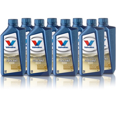 Valvoline 8x 1 L MULTIVEHICLE COOLANT (G11,G12,G12+,G12++,G13) von Valvoline