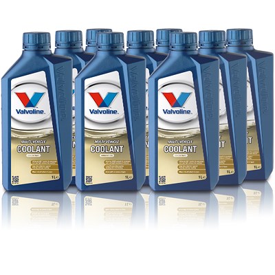 Valvoline 9x 1 L MULTIVEHICLE COOLANT (G11,G12,G12+,G12++,G13) von Valvoline