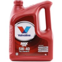 Valvoline Motoröl 5W-40, Inhalt: 4l, Synthetiköl 872364 von Valvoline