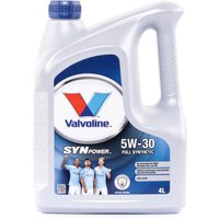 Valvoline Motoröl 5W-30, Inhalt: 4l 872378 von Valvoline