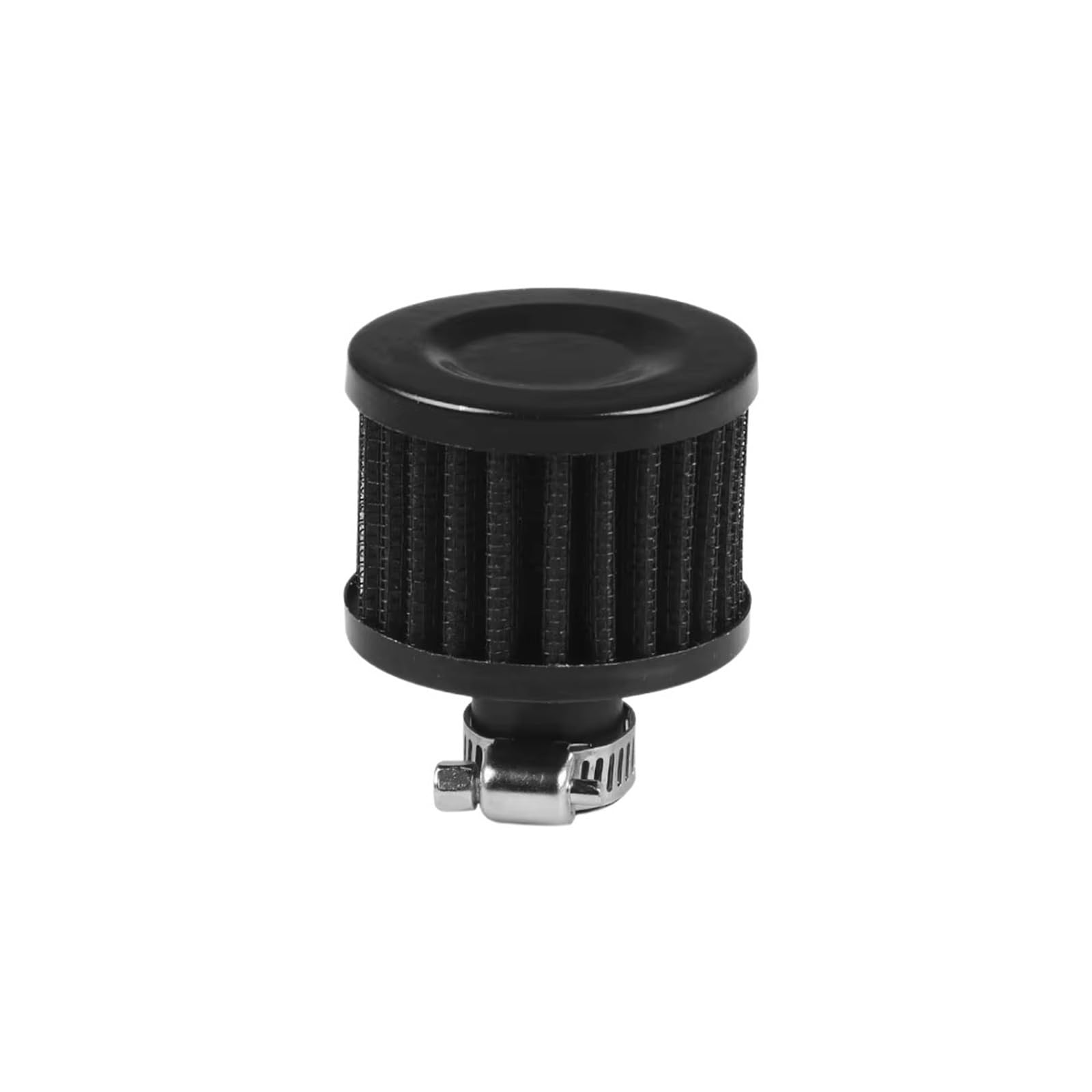 Auto Lufteinlässe Autozubehör Universal Kleiner 12MM Luftfilter Motorrad Turbo High Flow Racing Kaltlufteinlassfilter Pilzkopf Auto Ansaugrohr(Black) von Vamhhx