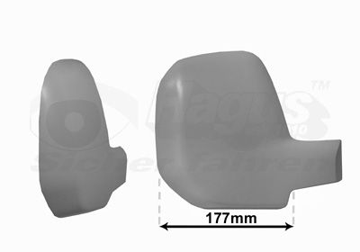 Abdeckung, Außenspiegel rechts Van Wezel 0905844 von Van Wezel