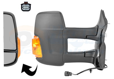 Außenspiegel rechts Van Wezel 1991828 von Van Wezel