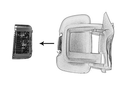 Blinkleuchte Außenspiegel rechts Van Wezel 1651918 von Van Wezel