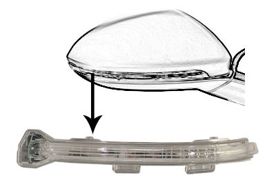 Blinkleuchte Außenspiegel rechts Van Wezel 5766916 von Van Wezel