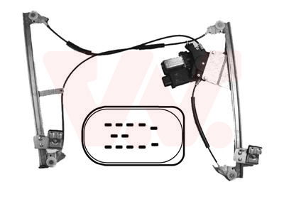 Fensterheber vorne links Van Wezel 5825261 von Van Wezel