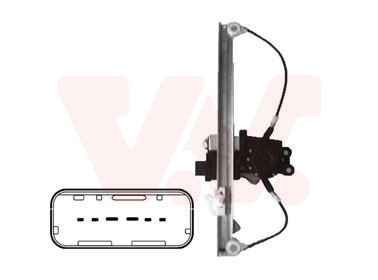 Fensterheber vorne rechts Van Wezel 0938266 von Van Wezel