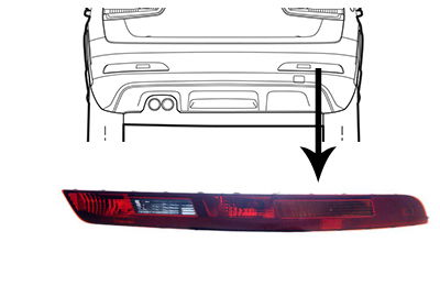 Heckleuchte rechts Stoßfänger Van Wezel 0371930 von Van Wezel