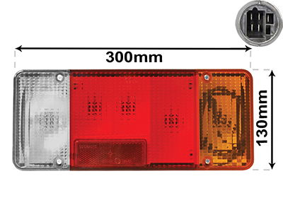 Heckleuchte rechts Van Wezel 2810926 von Van Wezel