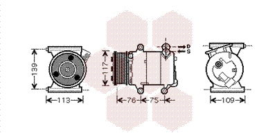 Kompressor, Klimaanlage Van Wezel 0200K185 von Van Wezel