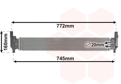 Kühler, Motorkühlung Van Wezel 03002346 von Van Wezel