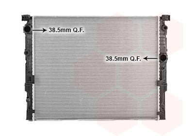 Kühler, Motorkühlung Van Wezel 06012753 von Van Wezel