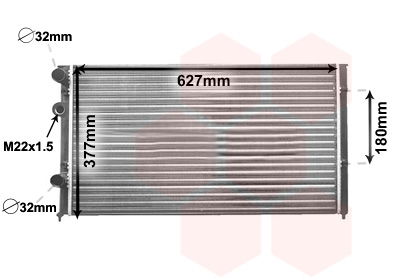 Kühler, Motorkühlung Van Wezel 58002027 von Van Wezel