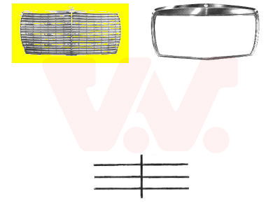 Kühlergitter Van Wezel 3010510 von Van Wezel