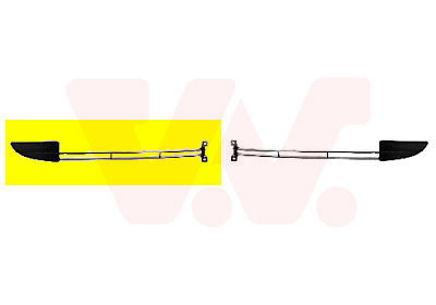 Kühlergitter rechts unten Van Wezel 3010506 von Van Wezel