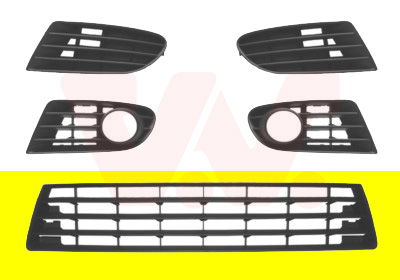 Lüftungsgitter, Stoßfänger vorne Van Wezel 5895590 von Van Wezel