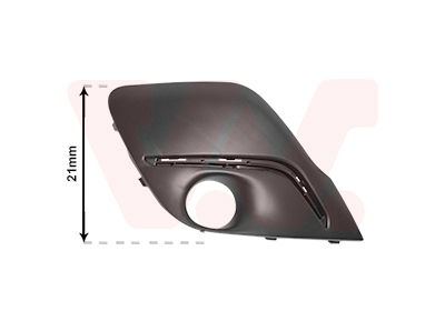 Lüftungsgitter, Stoßfänger vorne links Van Wezel 4021591 von Van Wezel