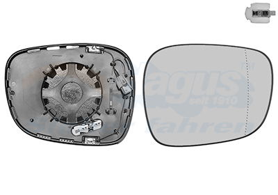 Spiegelglas, Außenspiegel rechts Van Wezel 0681866U von Van Wezel