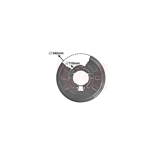 Van Wezel Deckblech Bremsscheibe hinten rechts 0649374 von Van Wezel